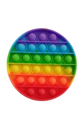 Pop It Push Bubble Fidget Zihinsel Stres Oyuncağı Gökkuşağı Popit 2li Set thumbnail 2
