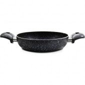 New and Single Granit Cift Kulp 22 cm Tava Yumurta Tavası Yanmaz Yapışmaz Tava - 1