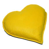 Tuz Yastığı Kalp Şeklinde Sarı Lacivert Kaya Tuzu Yastık 2-3KG - 3
