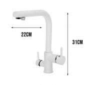 Venita Beyaz Aqva Arıtmalı Mutfak Batarya thumbnail 5