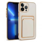 Apple iPhone 13 Pro Kılıf Zore Bark Kartlıklı Kapak - 1