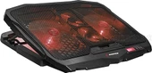 Addison Rampage AD-RC4 Siyah 2-125 mm+2-70mm Işıklı Fan 15"-17" Notebook Soğutucu Stand - 1