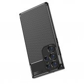 Samsung Galaxy S23 Ultra Kılıf Karbon Tasarım Negro Silikon Kapak - 3