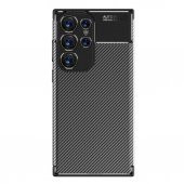 Samsung Galaxy S23 Ultra Kılıf Karbon Tasarım Negro Silikon Kapak - 9