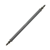 Zirve Çubuk Antik Gümüş 96 mm Alüminyum Kulp ( 5 ADET ) - 2