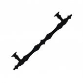 Şehzade Siyah 160 mm Kulp ( 4 ADET ) - 3