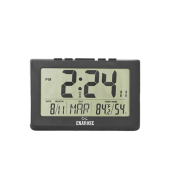 Enarose Dijital Alarmlı Pilli Masa Saati E1708 Black - 1