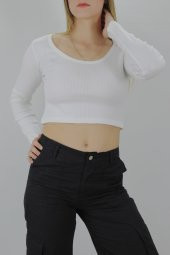 U Yaka Kaşkorse Bluz Ekru - 138.950 - 1