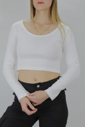 U Yaka Kaşkorse Bluz Ekru - 138.950 - 2