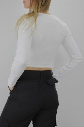 U Yaka Kaşkorse Bluz Ekru - 138.950 - 3