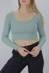 U Yaka Kaşkorse Bluz Mint - 138.950 - 1