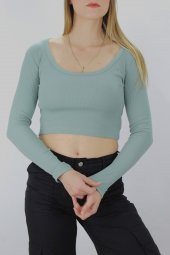 U Yaka Kaşkorse Bluz Mint - 138.950 - 2
