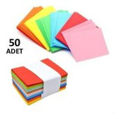 Renkli Küçük Zarf 7x9 cm 50 Li Paket - 1