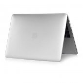 KNY Apple Macbook Air 13.6 İnç 2022 M2 A2681 İçin Msoft Kristal Ön Arka Koruyucu Kapak Siyah - 3