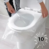 10 Adet Tek Kullanımlık Klozet Örtüsü - 1