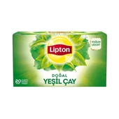 Lipton Yeşil Çay Sade Bitki Bardak Poşet Çayı 20li X 12 Adet - 1