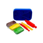 Bu-Bu Oyun Hamuru Seti Pizza 7 Parça Pizza Oyun Hamur Seti thumbnail 1