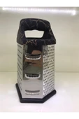 Penguen Siyah Mermer Desen 22x11.5 Cm Paslanmaz Çelik Altıgen Rende - 2