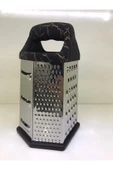 Penguen Siyah Mermer Desen 22x11.5 Cm Paslanmaz Çelik Altıgen Rende - 4