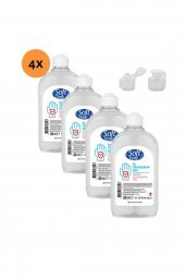 El Temizleme Dezenfektan Jeli 500 ml 4lü Set - 1