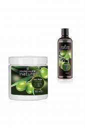 Hl Nature Zeytinyağlı Şampuan 500ml Ve Maskesi 500ml - 1