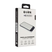 S-LINK IP-G2710 10000 MAH POWERBANK 2 USB PORT BEYAZ LCD GÖSTERGELİ POWERBANK - 12