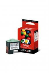 LEXMARK 27 10N0227 RENKLİ ORJİNAL KARTUŞ - 1