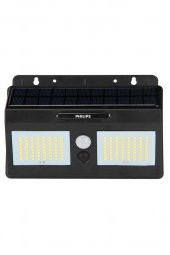 Philips BWS010 10W Solar Güneş Enerjili Duvar Aplik Beyaz Işık - Dış Mekan Sensörlü Aydınlatması - 1