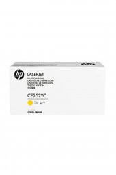 HP CE252YC (504A) SARI ORJİNAL TONER-CP3525 / CM3530 TONERİ - 1