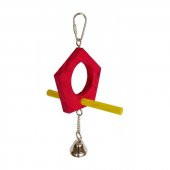 Eastland Çıngıraklı Ahşap Tünek 22 Cm - 1