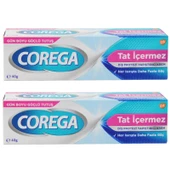 Corega Süper Protez Yapıştırıcı Tatsız Krem 40 gr 2 ADET - 1