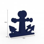 ÇAPA TEMALI METAL PEÇETELİK MAVİ - 2