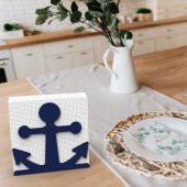 ÇAPA TEMALI METAL PEÇETELİK MAVİ - 7