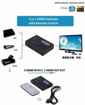 3 Port Hdmi Switch Çoklayıcı Çoğaltıcı Kumandalı - 3