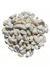 T-May Beyaz Dolomit Taşı 15 Kg 1-2 Cm Bahçe Süsü, Ve Akvaryum Dekorasyonu Için Dere Çakılı - 1