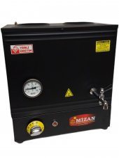 Mizan MC217-SYH Çift Demlik 30 Lt. Pleytsiz Çay Kazanı - Elektrikli Siyah Kahveci Ocağı - 1