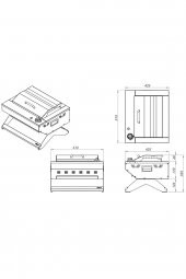 Remta Gazlı (tüplü) Profesyonel Döküm Barbekü Mangal R132 thumbnail 3