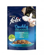 Felix Somon ve Sardalyalı Kedi Konservesi 85 Gr - 1