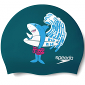 SPEEDO UNISEX SİLİKON BONE SLOGAN PRT CAP JU BLUE 8-0838614637 - 1