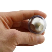 Kapı Stoperi Kapı Durdurucu Tutucu Tamponu Silikonlu Contalı Stopu Vidalı Saten 35 mm thumbnail 5