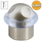 Kapı Stoperi Kapı Durdurucu Tutucu Tamponu Silikonlu Contalı Stopu Vidalı Saten 35 mm thumbnail 1