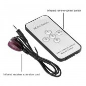 Hdmi Çoklayıcı Çoğaltıcı Switch 5 Port Kumandalı Ir Alıcılı - 2