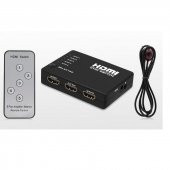 Hdmi Çoklayıcı Çoğaltıcı Switch 5 Port Kumandalı Ir Alıcılı - 3