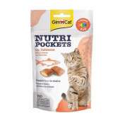 Gimcat Nutripockets Kedi Ödülü Kedi Somon Balıklı 60Gr - 1