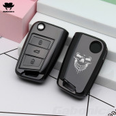 VOLKSWAGEN GOLF POLO T-CROS T-ROC TAIGO TIGUEN CADDY TPU BASKILI ANAHTAR KILIF thumbnail 1