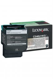 LEXMARK C546U1KG SİYAH ORJİNAL TONER EXTRA YÜKSEK KAPASİTELİ TONER C546 / X546 / X548 - 1