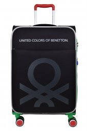 United Colors Of Benetton Ultra Light Hafif Lüx Kumaş 3lü Valiz Seti Siyah BNT2200 - 3