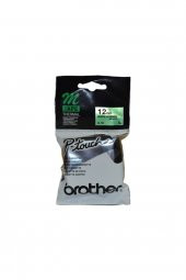 BROTHER M-731 Yeşil Üzerine Siyah P-Touch Etiket 12mm PT-55 / PT-60 / PT-80 - 1