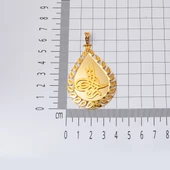 22 Ayar Altın Tuğralı Kolye - 5