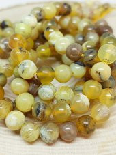 Sarı Alacalı Opal Taşı Dizi 7-7,5mm Aralığı thumbnail 1